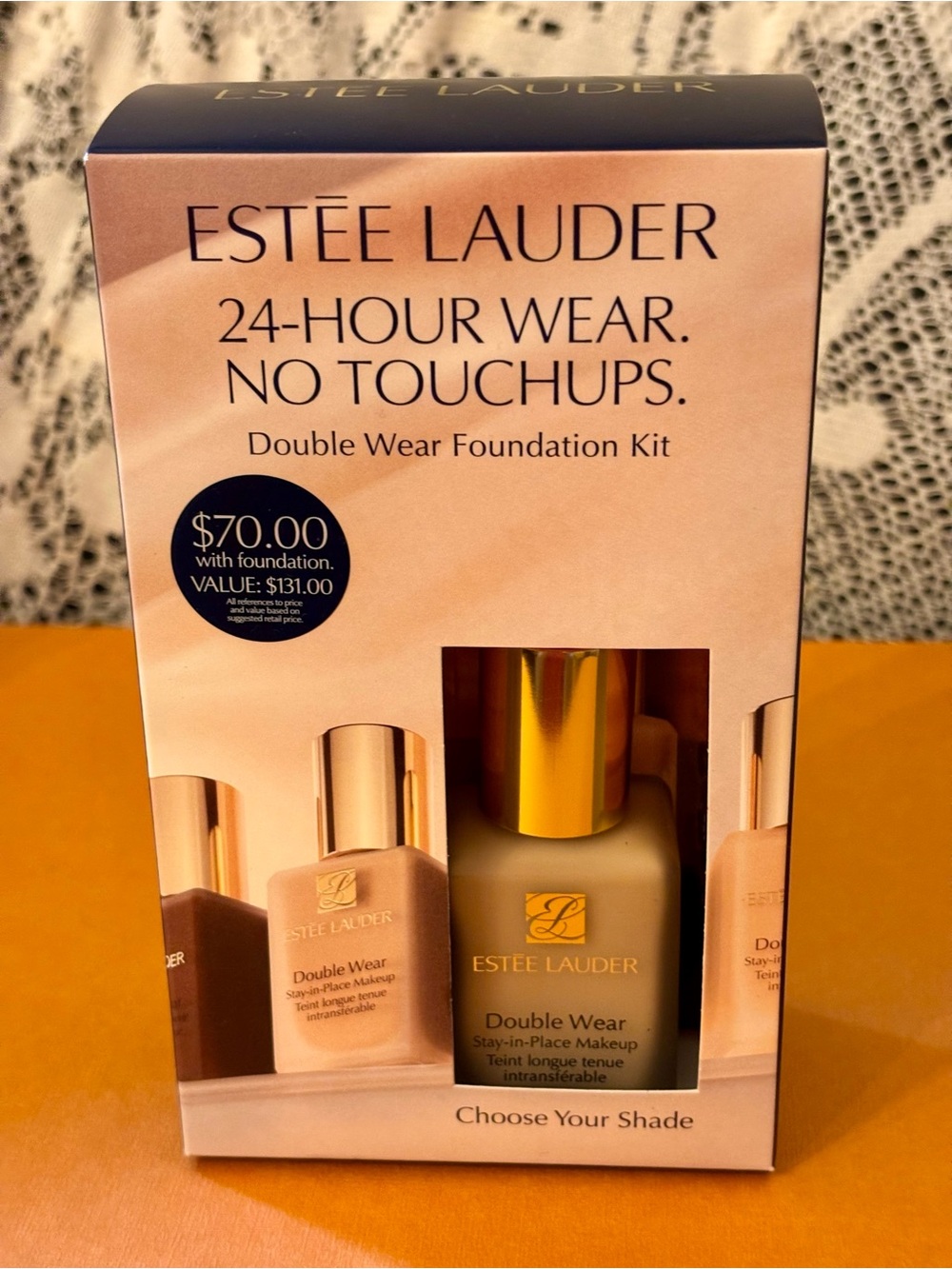NIB Estee Lauder Double Wear Fresco 2C3 Foundation Kit
